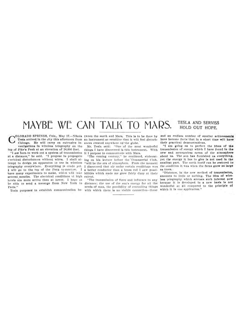 Preview of Maybe We Can Talk to Mars article