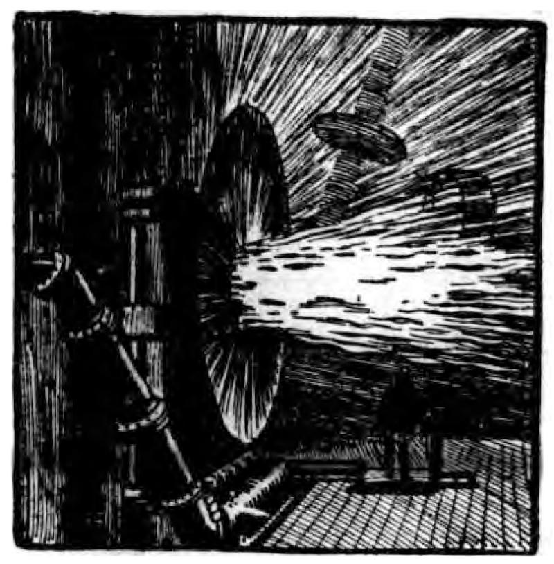 Illustration of Nikola Tesla's Laboratory