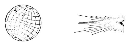 Illustrating disturbing effect of the sun on wireless transmission