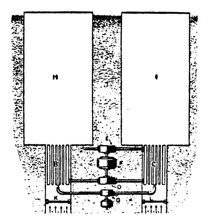 Tesla diagram related to sea tide energy capture