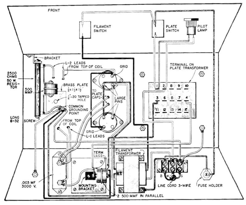 Pictorial diagram of New and Improved Tesla Coil