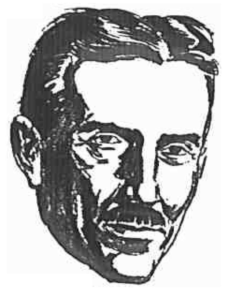 An Illustration of the Face of Nikola Tesla