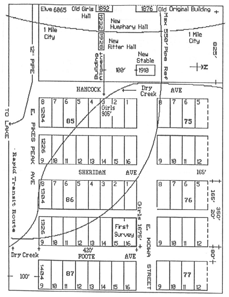 Map showing Colorado Springs lab location