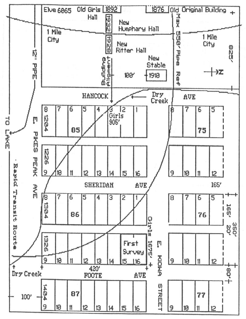 Map showing Colorado Springs lab location