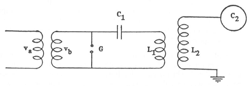 Schematic for classic Tesla coil