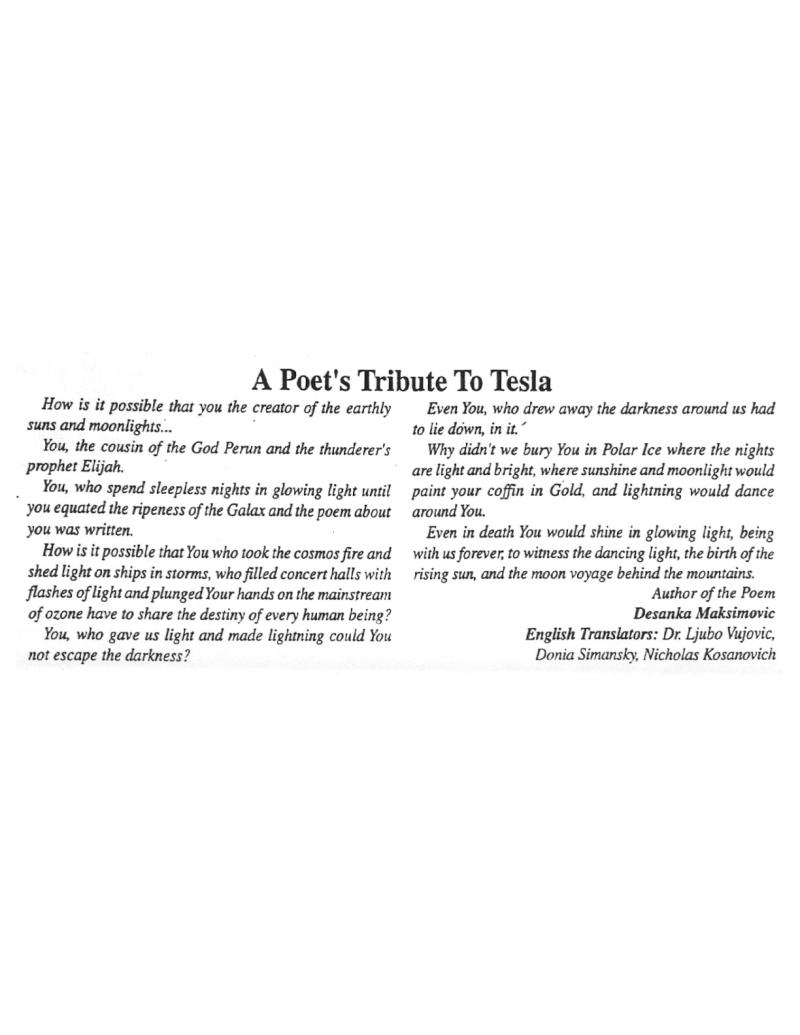 Preview of A Poet’s Tribute to Tesla article