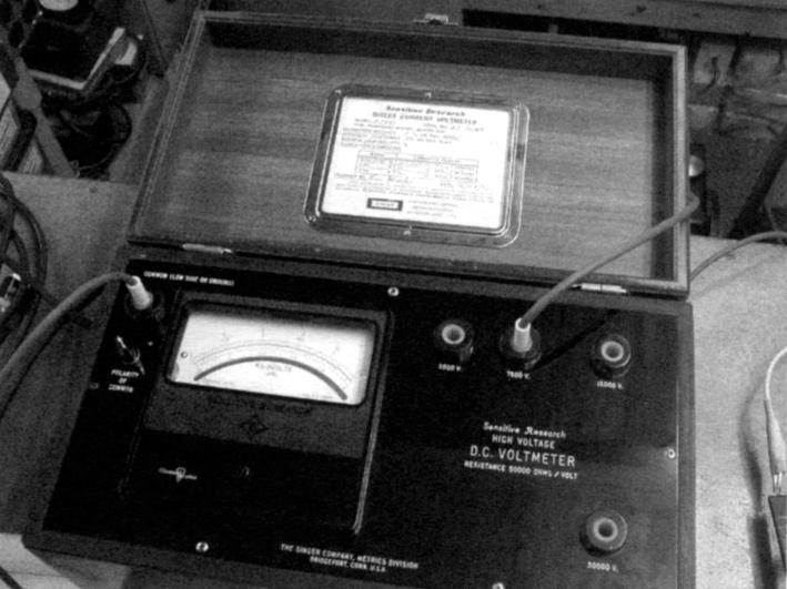Richard Hull NST Testing Sensitive Research laboratory grade high-voltage meter