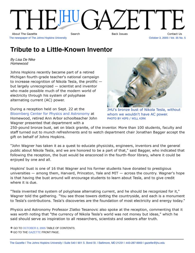 Preview of Tribute to a Little-Known Inventor article