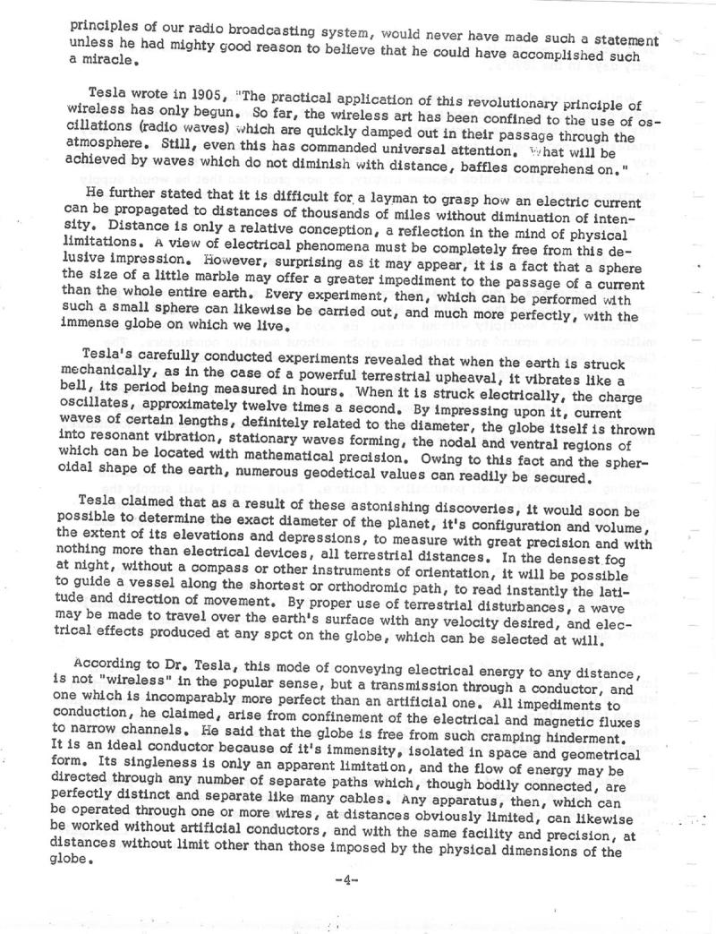 Dr. Nikola Tesla: The Forgotten Super Man of Our Industrial Age - Page 4
