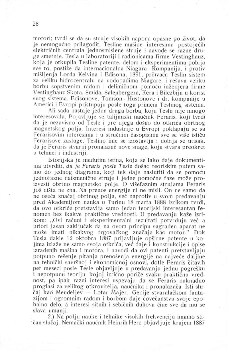 Nikola Tesla and His Works - On the Occassion of the Eightieth Anniversary - Page 28