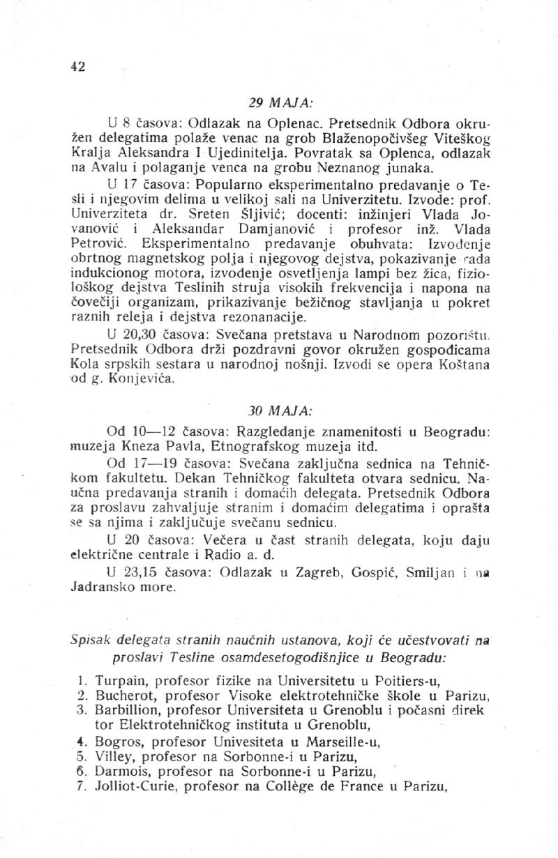Nikola Tesla and His Works - On the Occassion of the Eightieth Anniversary - Page 42