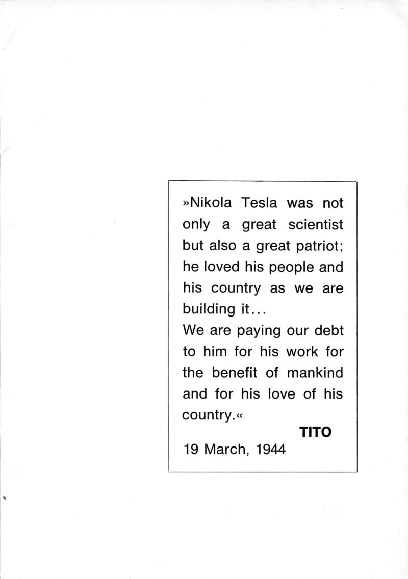 Nikola Tesla: Programme of Celebrations (1976) - Page 5