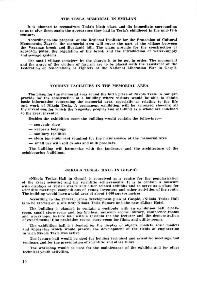 Nikola Tesla: Programme of Celebrations (1976) - Page 10