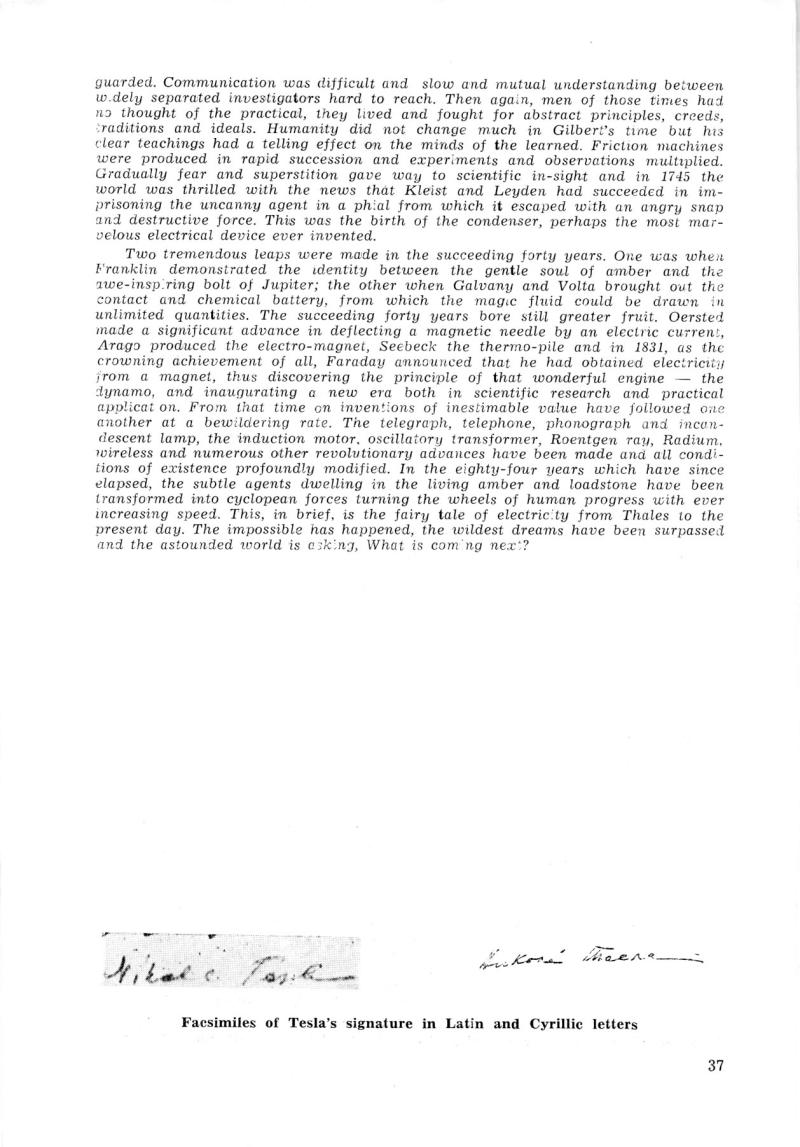 Nikola Tesla: Programme of Celebrations (1976) - Page 37