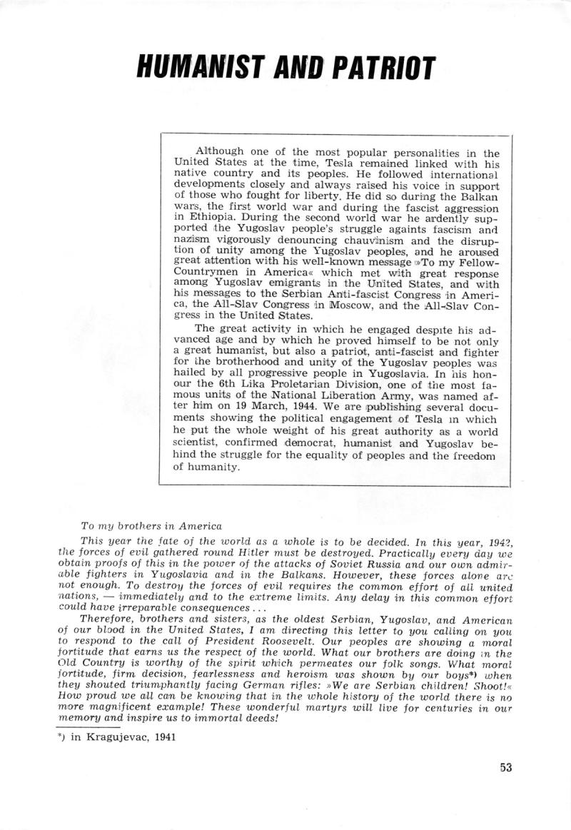 Nikola Tesla: Programme of Celebrations (1976) - Page 53