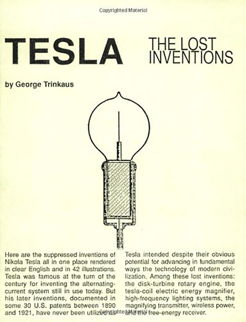 Tesla - The Lost Inventions - Front cover
