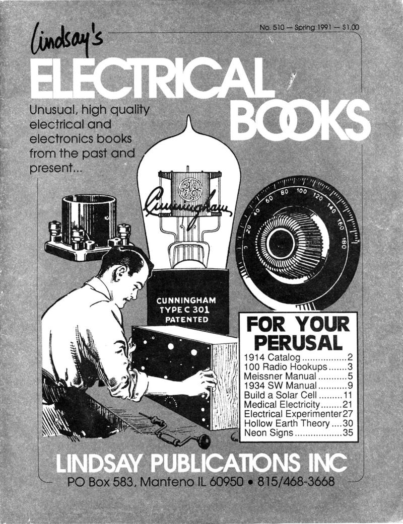 Lindsay's Electrical Books - Spring 1991 - Page 1