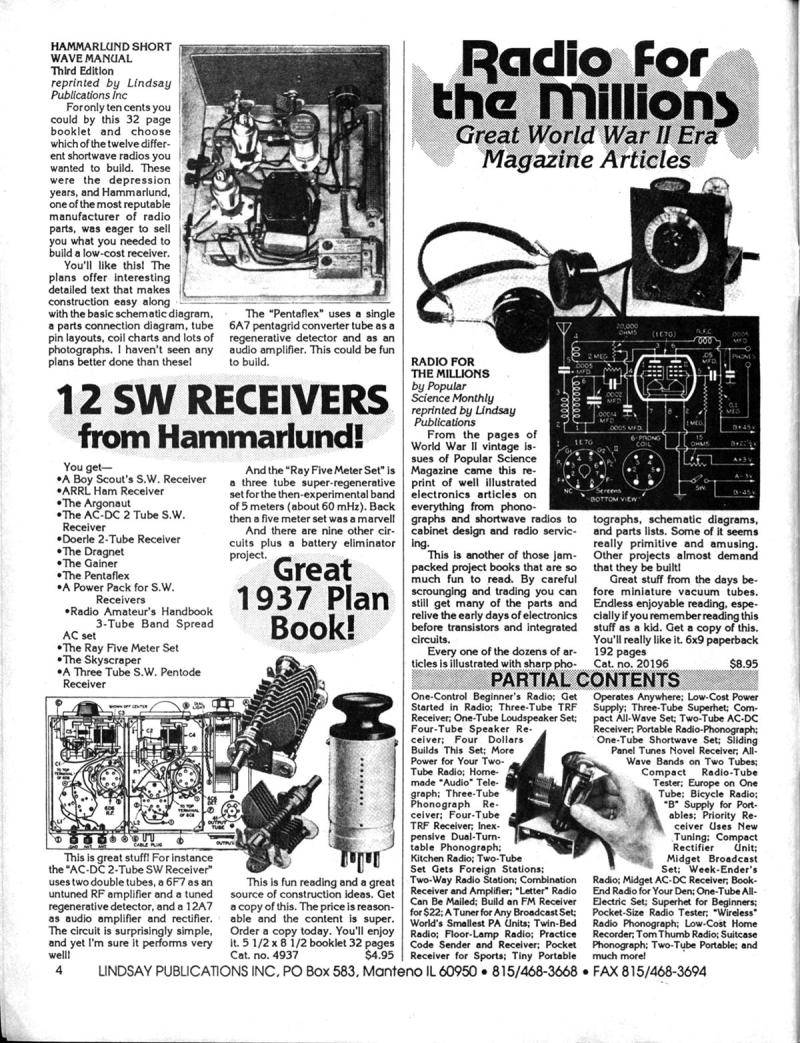 Lindsay's Electrical Books - Spring 1991 - Page 4