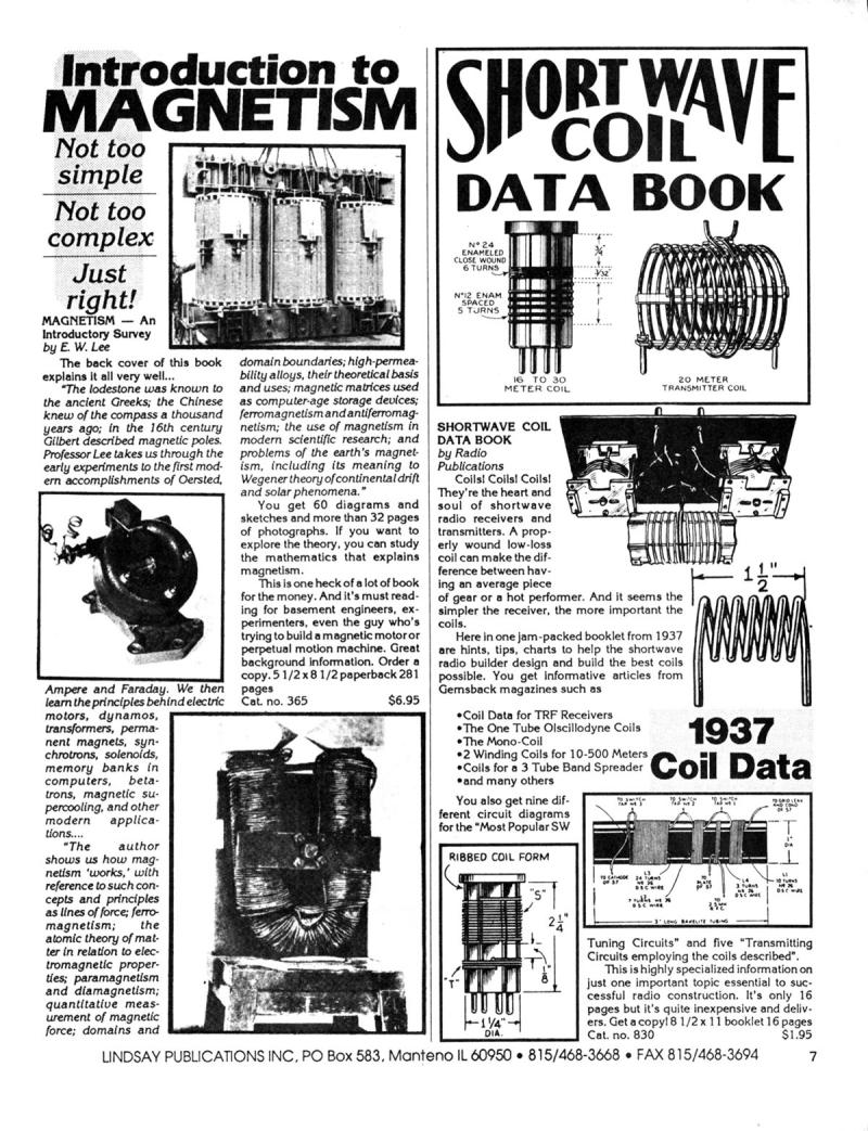 Lindsay's Electrical Books - Spring 1991 - Page 7