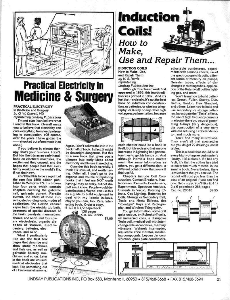 Lindsay's Electrical Books - Spring 1991 - Page 21