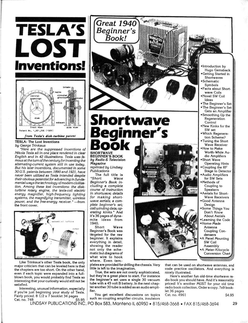 Lindsay's Electrical Books - Spring 1991 - Page 29