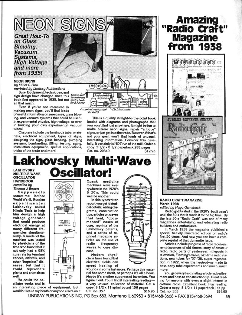 Lindsay's Electrical Books - Spring 1991 - Page 35