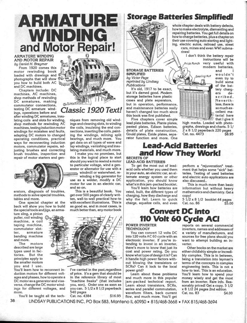 Lindsay's Electrical Books - Spring 1991 - Page 38