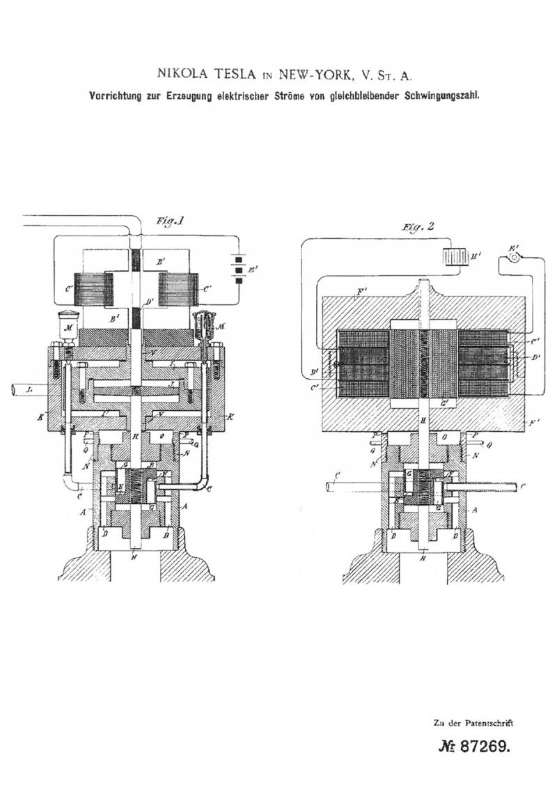 German Patent 87269 - Image 1.
