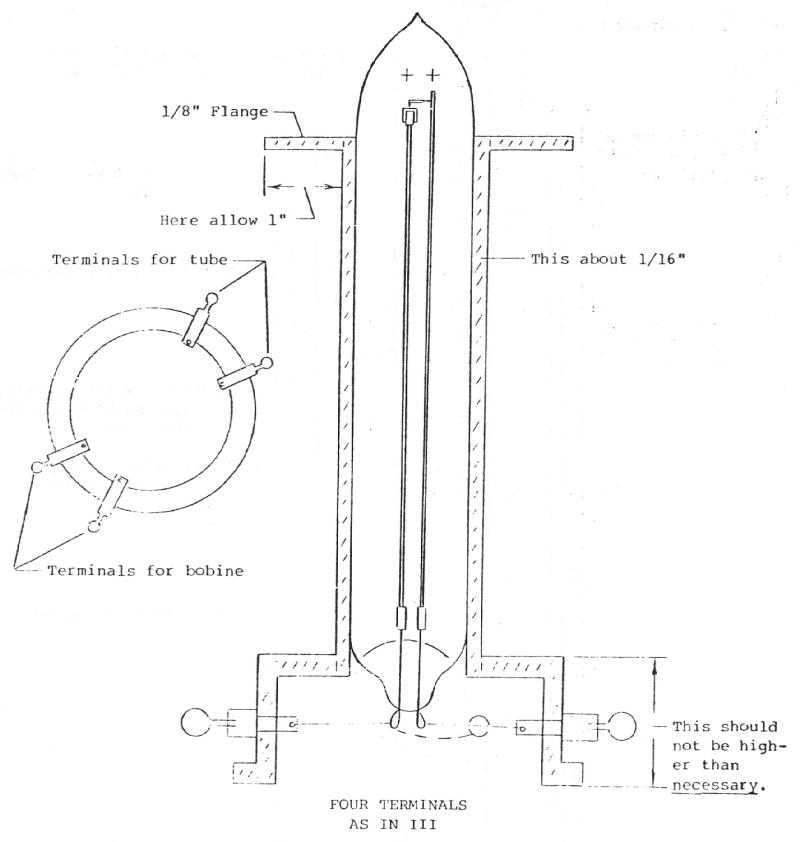 Diagram of special tube used by Tesla in Colorado Springs #3