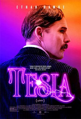 Poster from "Tesla" starring Ethan Hawke