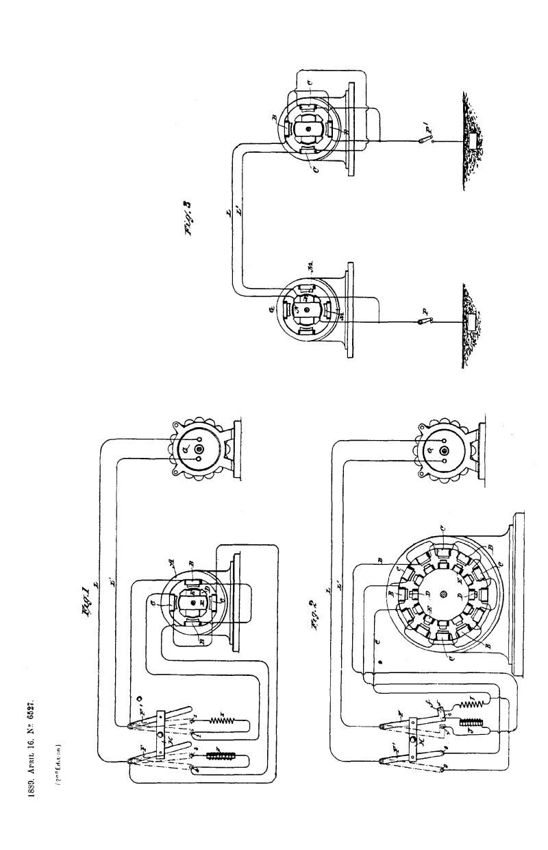 Nikola Tesla British Patent 6527 - Improvements relating to Electro-Motors - Image 1