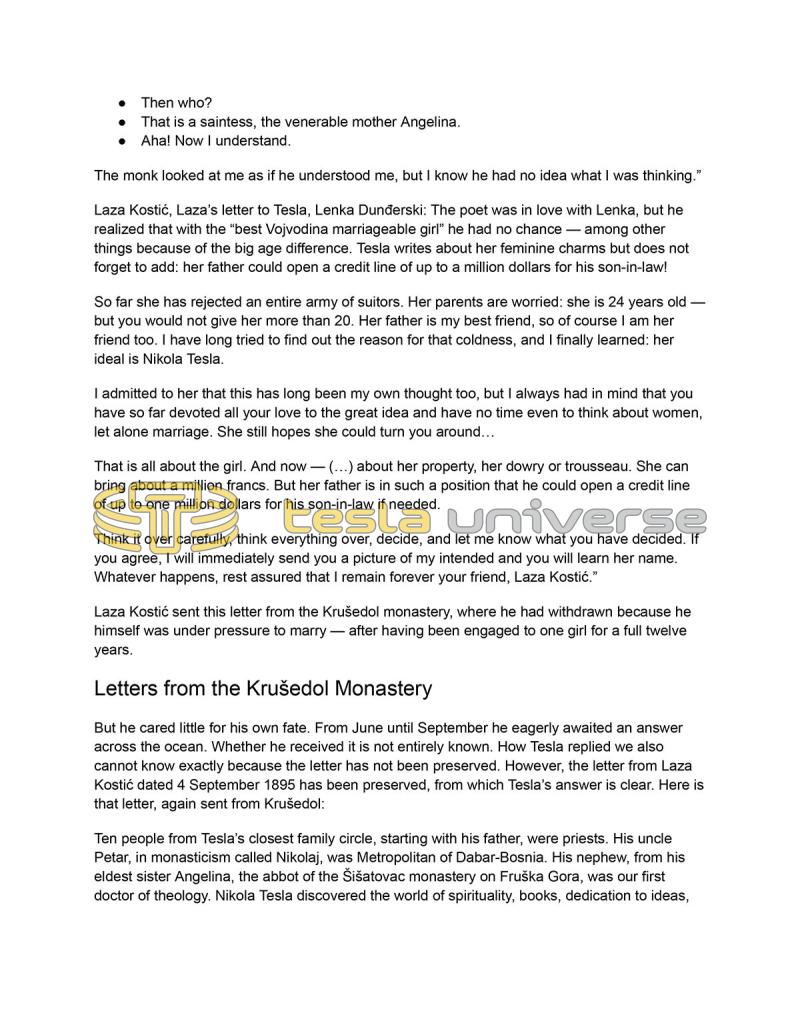 Nikola Tesla: Lesser-Known Details from His Private Life - Page 3