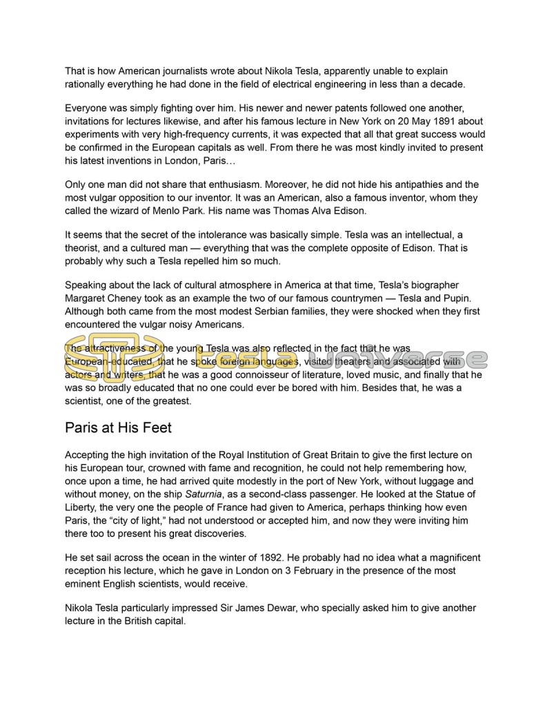 Nikola Tesla: Lesser-Known Details from His Private Life - Page 9