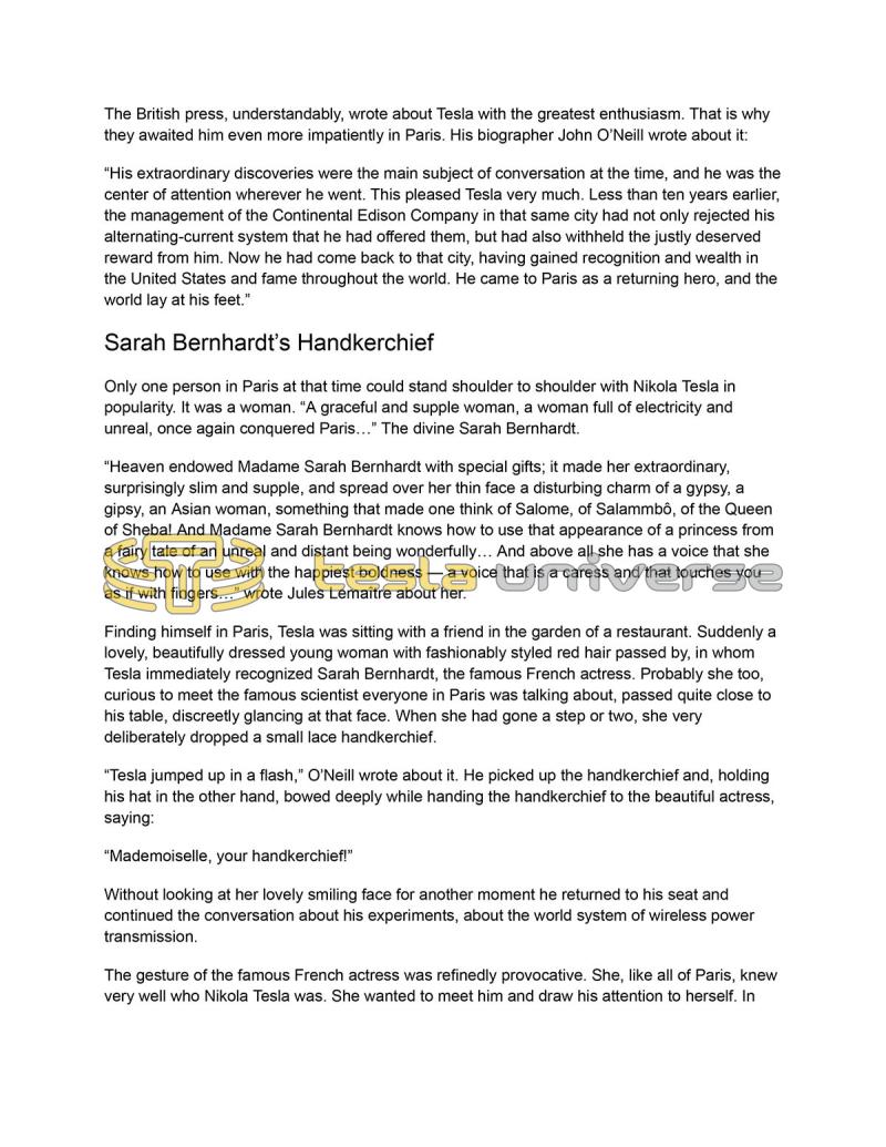 Nikola Tesla: Lesser-Known Details from His Private Life - Page 10