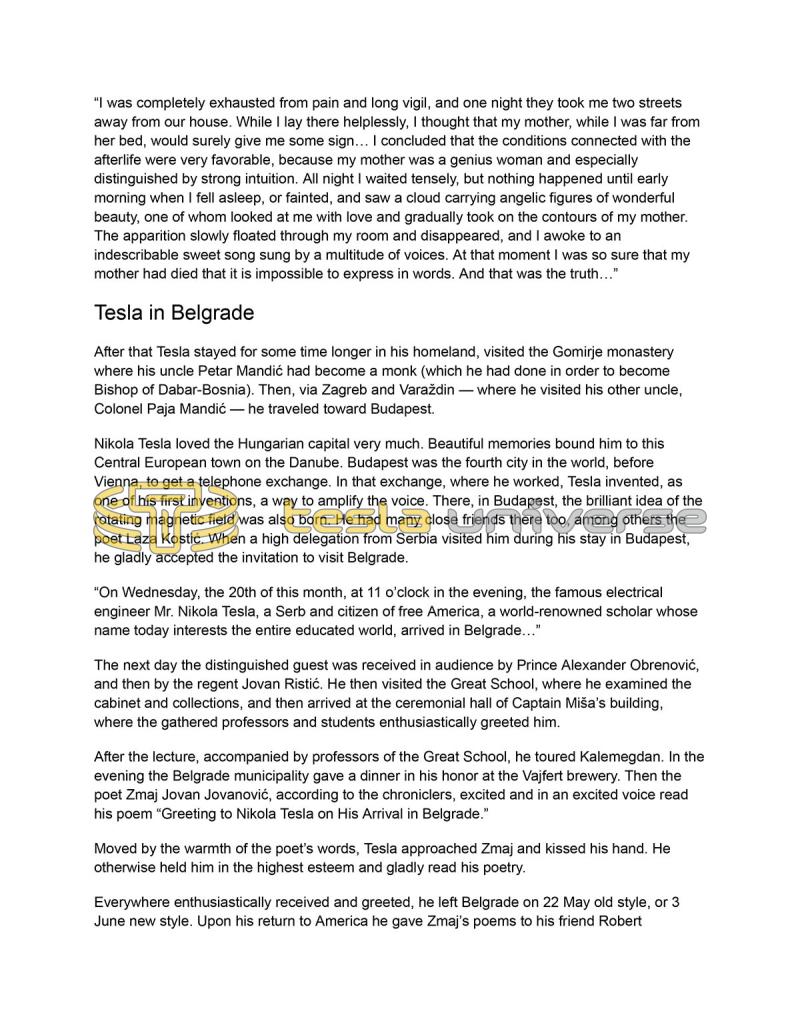 Nikola Tesla: Lesser-Known Details from His Private Life - Page 12