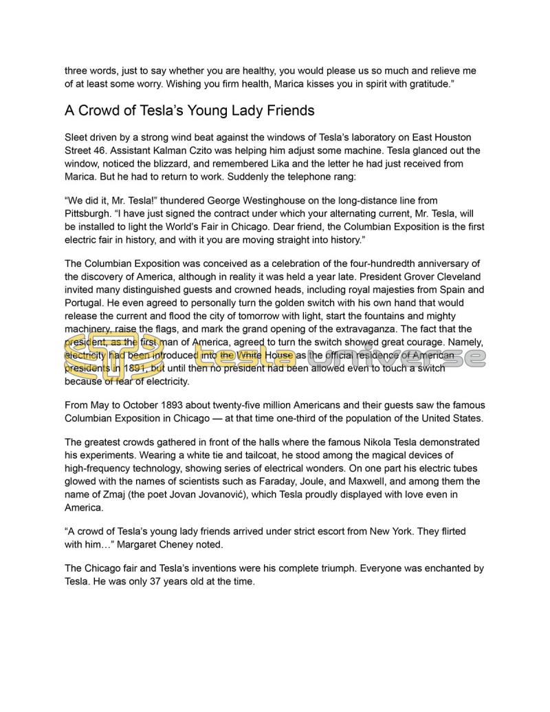 Nikola Tesla: Lesser-Known Details from His Private Life - Page 14