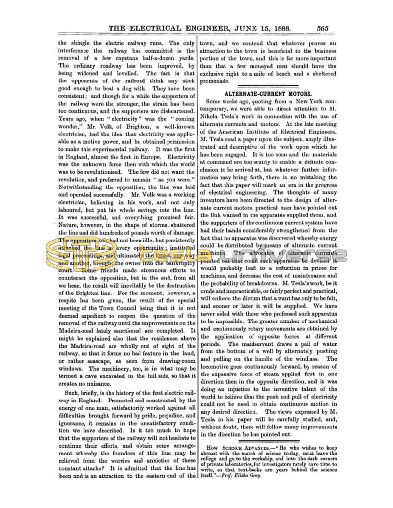 Preview of Alternate-Current Motors article