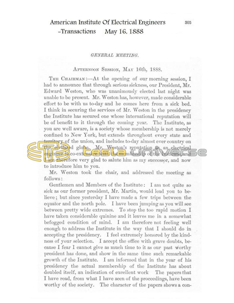 Preview of Meeting Minutes and Reading of Lecture on AC Motors and Transformers article