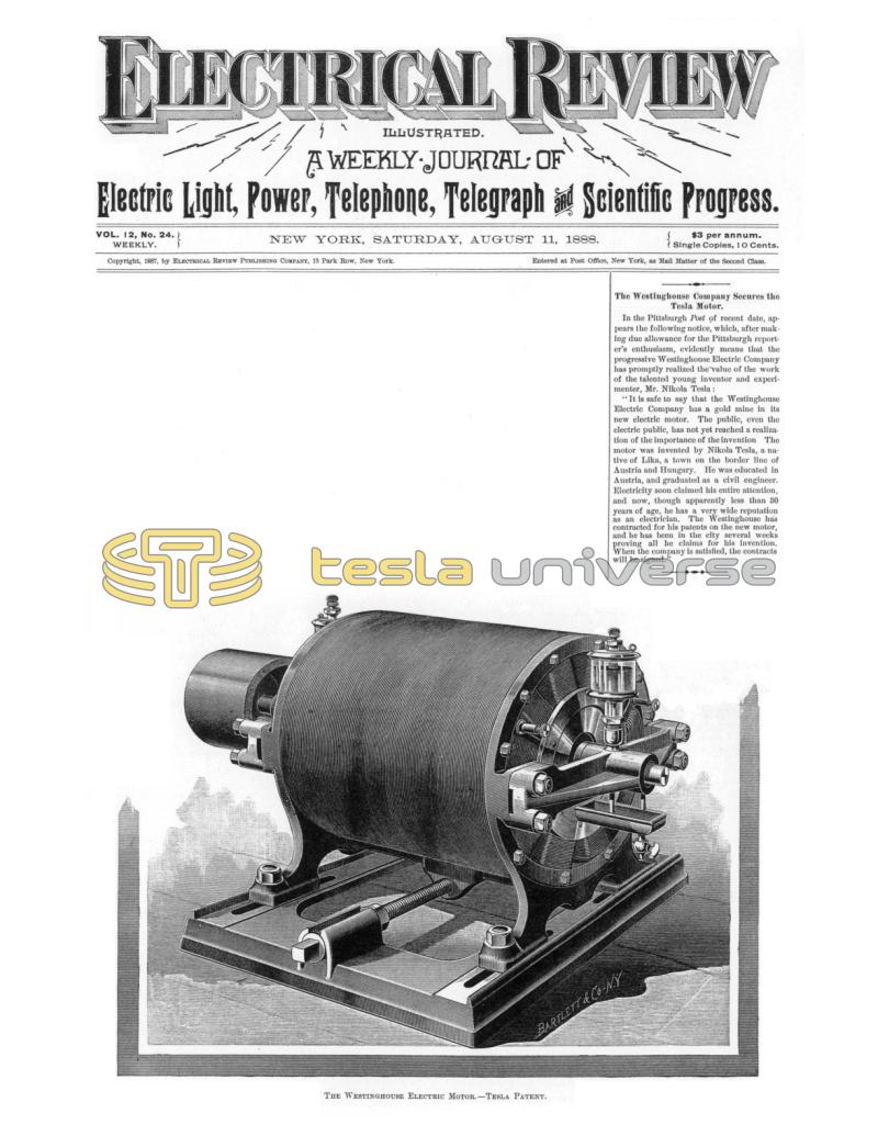 Preview of The Westinghouse Company Secures the Tesla Motor article