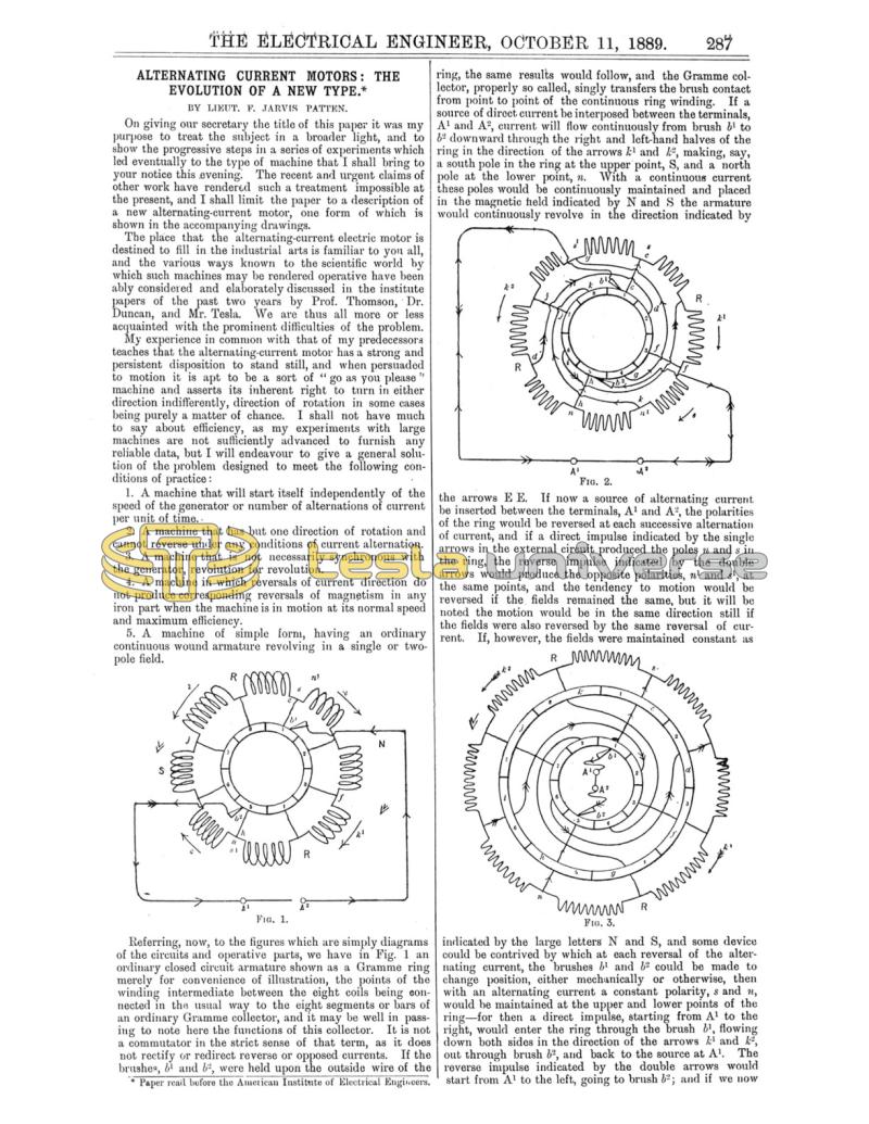 Preview of Alternating Current Motors: The Evolution of a New Type article