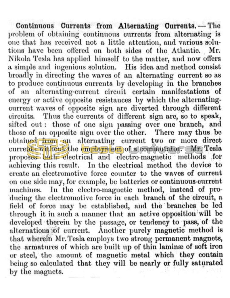 Preview of Continuous Currents from Alternating Currents article