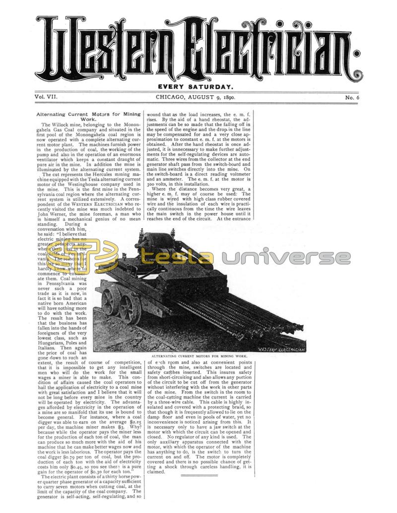 Preview of Alternating Current Motors for Mining Work article