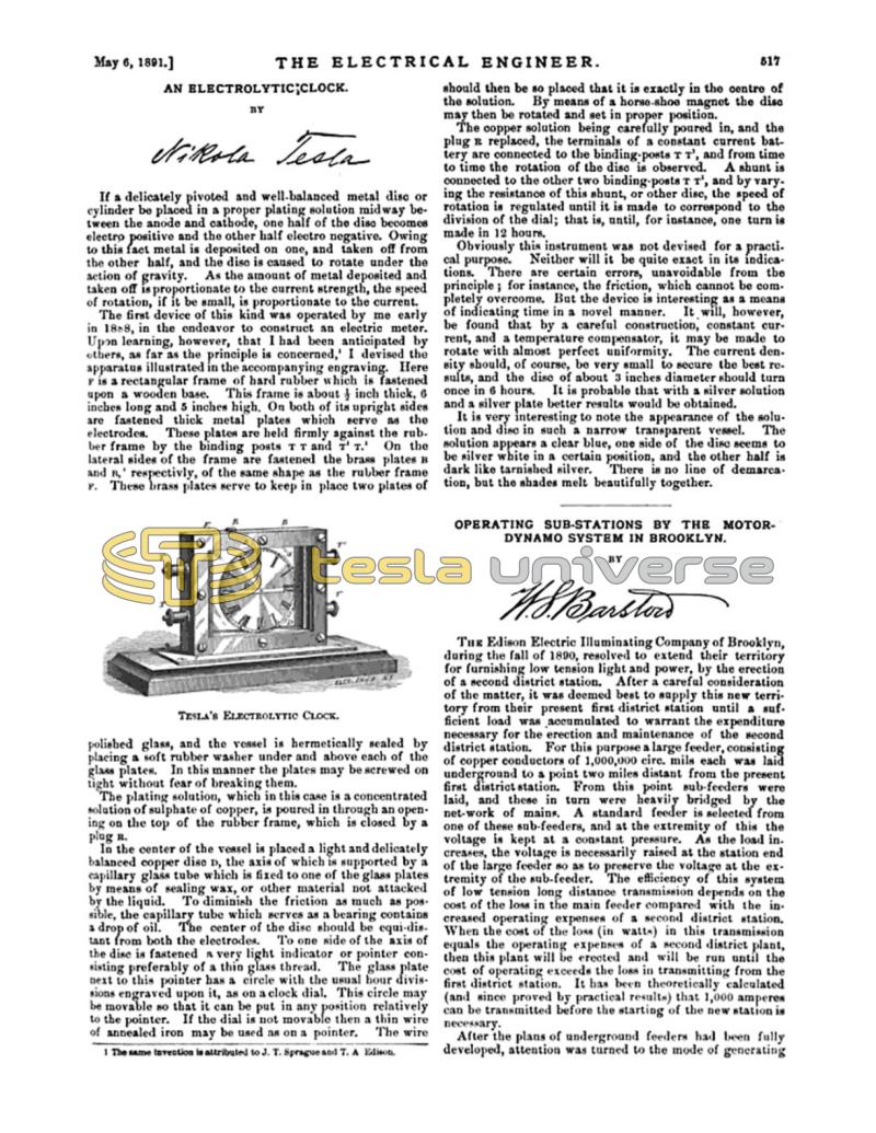 Preview of An Electrolytic Clock article