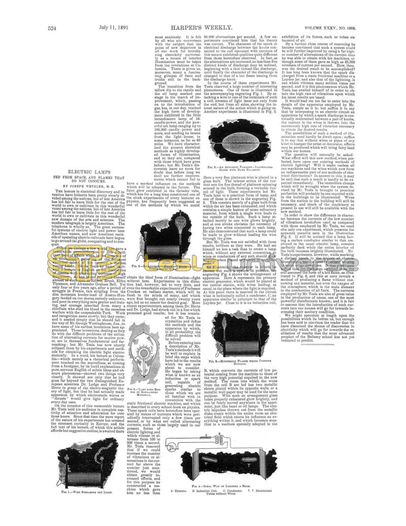 Preview of Electric Lamps article