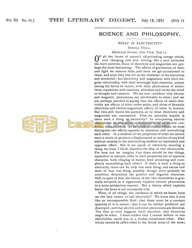 Preview of What Is Electricity? article