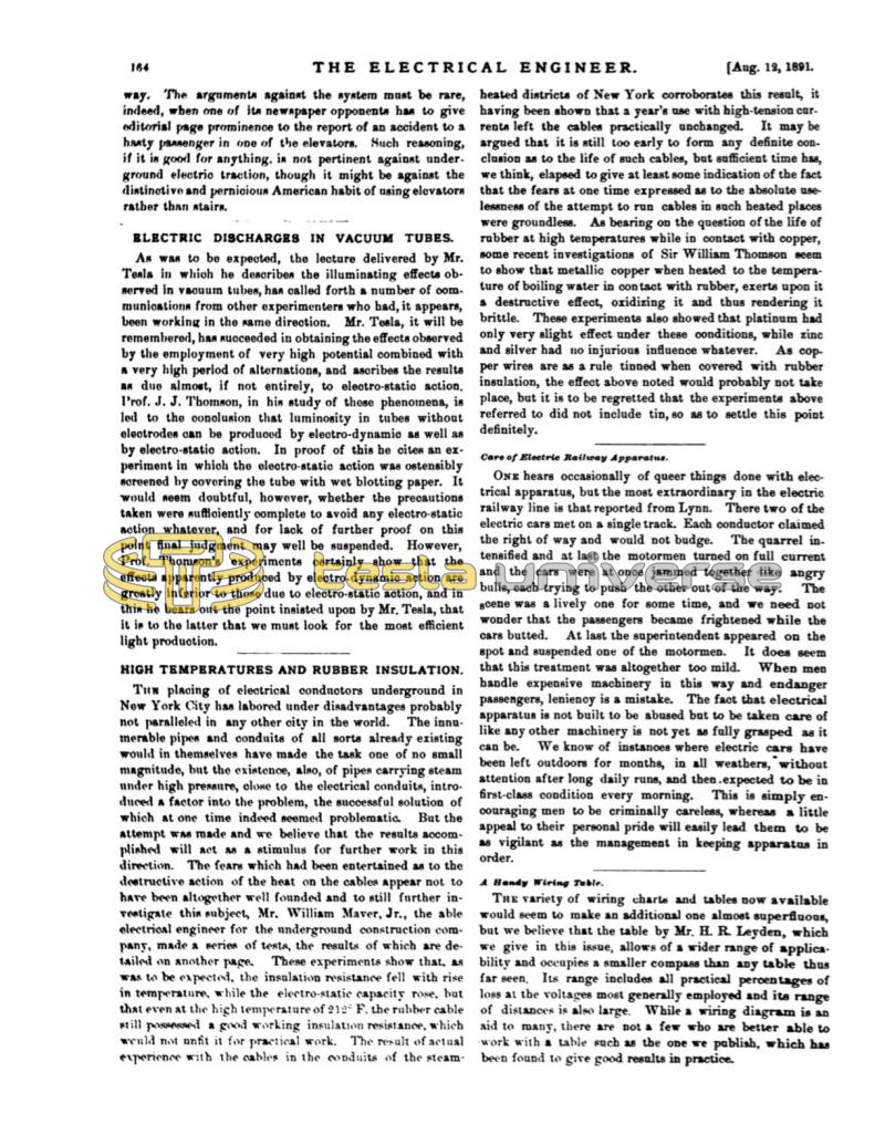 Preview of Electric Discharges in Vacuum Tubes article
