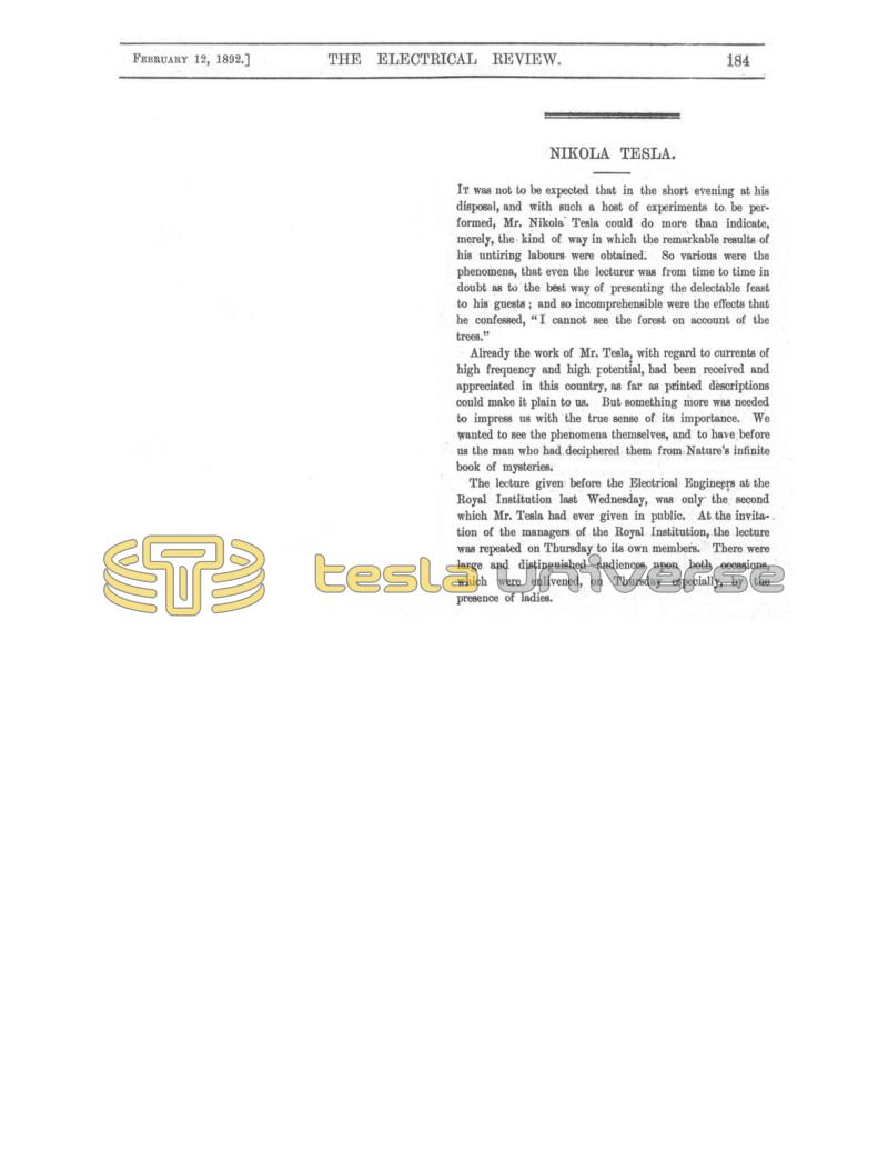 Preview of The Genius and Imaginative Mind of Nikola Tesla article