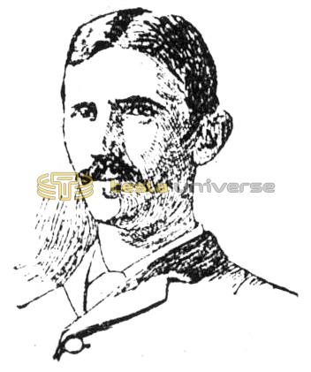 Nikola Tesla illustration from 1892 New York Sun Article