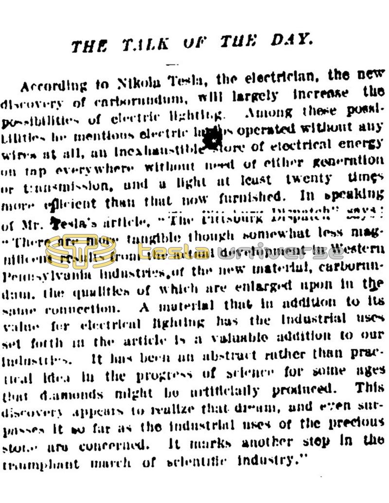 Preview of The Talk of the Day article