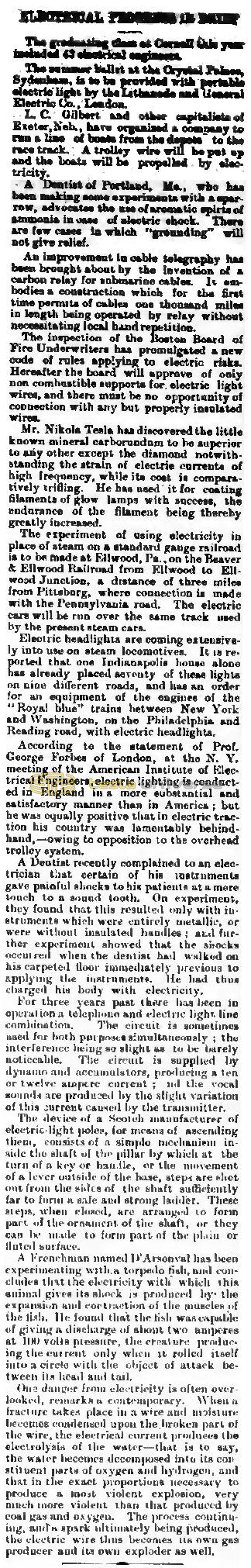 Preview of Electrical Progress in Mine article